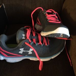 Under Armour Women’s Micro G Attack running shoes.